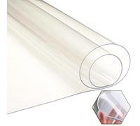 Mantel de plástico transparente, tela, cubierta 2 mm grosor, y tapete antiaceite for mesas cocina, comedor, escritorio, hogar oficina(80 * 150cm/31.5 * 59in)