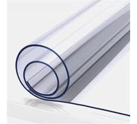 Mantel de PVC transparente de tela suave, impermeable, tapete de comedor y caminos para el hogar, sala de estar, 1 mm de grosor, 70 x 120 cm, duradero y elegante protector de mesa