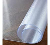 Mantel de PVC transparente, impermeable, suave, 110 x 200 cm, acabado mate, resistente, ideal para sala de estar, mesa de comedor, varios grosores disponibles