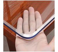 Mantel de PVC transparente personalizado de 120 x 180 cm, 2 mm de grosor, vinilo ultra suave, tapete protector para escritorio, duradero, impermeable, fabricado en China