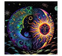 Mantel de Tarot - Cuadrado místico gótico para Lectura de Cartas | Tarot Cartas Juegos de Mesa con Materiales Antideslizantes, Cubierta de Mesa de Mano de adivino, 78 Cartas invertidas