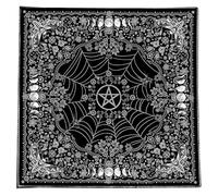 Mantel de tarots con diseño de pájaro y luna, tarjeta de adivinaciones, tapiz, astrología, brujería, decoración de cubierta, altares, tarots, tarjeta de tela
