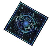 Mantel de tarots con diseño de planeta para altares, tela de adivinaciones, tapiz de mesa, fácil de usar, diseño de juego de astrología, cubierta de suministro, mantel de tarot, tablero de adivinación