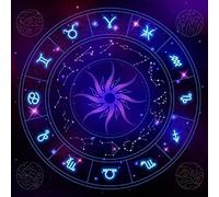 Mantel de Tarots Con Diseño de Runa de Adivinaciones, Astrología y Oráculos - Tapete de Juego de Mesa Cuadrado Para Péndulo y Altar