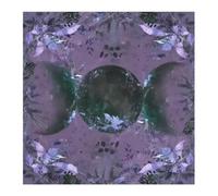 Mantel de tarots de tela con patrón de flores, mantel de astrología, tarjeta de adivinaciones, tapiz, decoración de pared, altares, tarots