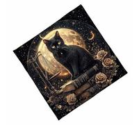 Mantel de tarots para adivinaciones, tarot, lectura, oráculos, juego de mesa, forma cuadrada, péndulos, altares, mantel para adivinar fortunas