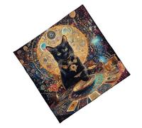 Mantel de tarots para adivinaciones, tarot, lectura, oráculos, juego de mesa, forma cuadrada, péndulos, altares, mantel para adivinar fortunas