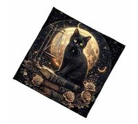 Mantel de tarots para adivinaciones, tarot, lectura, oráculos, juego de mesa, forma cuadrada, péndulos, altares, mantel para adivinar fortunas