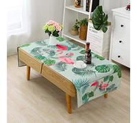 Mantel De Tela Paño De Tabla Encaje Mesa De Centro Mantel Rectangular Moderno Minimalista Mesa De Centro Almohadilla Gabinete De Tv Cubierta De La Computadora Tela Arte-Flamingo C_Los 80 * 190Cm