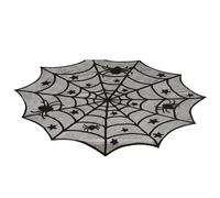 Mantel De Telaraña Ganchillo Para Halloween