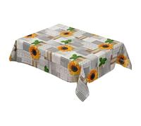 Mantel encerado rectangular - Mantel antimanchas, impermeable, antiarañazos | Tela encerada interior y exterior | Uso diario - Limpieza fácil - No planchar - Diseño único | Ancho estándar 140 cm