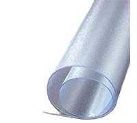 Mantel Fino de PVC Transparente Mantel Transparente de PVC, Impermeable, Vidrio Suave, Rectangular, for Mesa Cocina Comedor, Exterior están Disponibles(Matte 1.0MM,100X130CM)