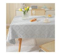 Mantel impermeable para exteriores, 135 x 200 cm, con patrón geométrico gris, para fiestas de jardín, lavable, resistente a la intemperie, perfecto para uso en exteriores