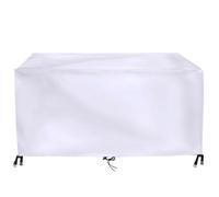 Mantel impermeable para mesa de exterior, 40 x 40 x 44 cm, resistente a los rayos UV, rectangular, protector de muebles para jardín, patio, patio, mesa de estar al aire libre, cubierta de muebles