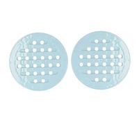 Mantel Individual Antideslizante con Aislamiento térmico, tapete para Cuenco, Plato, Olla, para Uso en la Cocina, plástico PS Duradero, Redondo, 18cm, 7,1 Pulgadas, 2 uds. (Verde)