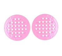 Mantel Individual Antideslizante con Aislamiento térmico, tapete para Cuenco, Plato, Olla, para Uso en la Cocina, plástico PS Duradero, Redondo, 18cm, 7,1 Pulgadas, 2 uds. (Rosa)