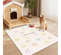 Mantel individual de gato impreso colorido a prueba de polvo, impermeable, resistente a la orina y antideslizante, para perros, alfombra de piel sintética, alfombra de área para mascotas, tapete para