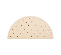 Mantel individual de silicona mushie para ni?os | Dise?o antideslizante sin BPA con margaritas negras