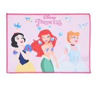 Mantel individual de tela de princesas Disney, 40 x 30 cm, lavable y resistente al calor