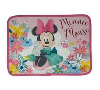 Mantel individual de tela impermeable, mantel individual lavable y resistente al calor, no absorbe, 40 x 30 cm, 100% poliéster (Minnie Mouse)
