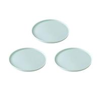 Mantel individual grande de goma para mascotas de 18 x 1 cm que protege los suelos de derrames durante la hora de la comida, fácil de limpiar