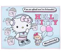 Mantel Individual Infantil de Tela para Hello Kitty Fan - 40x30 cm - Toalla Servilleta Escolar para Almuerzo y Guardería, Ideal para Niñas de 2 a 6 Años