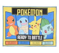 Mantel Individual Infantil de Tela para Pokemon Fan - 40x30 cm - Toalla Servilleta Escolar para Almuerzo y Guardería, Ideal para Niños de 2 a 6 Años