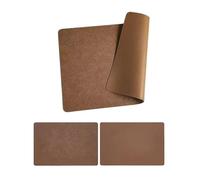 Mantel Individual Manteles Individuales con Estampado Lavado, manteles for Cocina, Impermeables y Lavables(Light Coffe,4PCS)