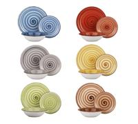 Mantel individual multicolor de caléndula de 18 piezas