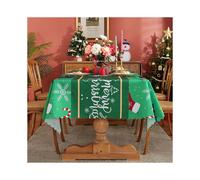 Mantel navide?o, mantel navide?o, mantel para fiestas, decoraci?n festiva para el hogar (1)