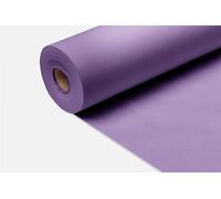 Mantel Papel Precortado Polipropileno para Mesa - Manteles Textura Tela Desechables - Rollo de 1,20 x 50 Metros con Precorte en 40 cm - Para Eventos, Restaurante y Navidad (Lila, Precorte 40 cm)