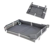 Mantel para mesa de avión, bandeja para niños, plegable, espacio de juego, suministros de vuelo compactos, escritorio de aperitivos para viajes por carretera, niños, avión, preescolar, niñas, tren