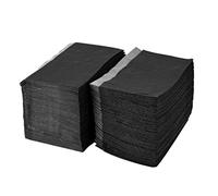 Mantel para mesa de tatuaje, manteles desechables impermeables para mesa de tatuaje, cubiertas para bandejas de Baberos dentales para estudio, clínica Dental, color negro, 125 Uds.