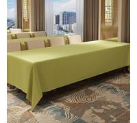 Mantel Personalizable Impermeable - Manteles de Mesa Poliéster Cuadrado/Rectangular para Hoteles de Lujo, Restaurantes & Salas de Conferencias, Lavable y Antimanchas(Verde hierba,200x400cm)