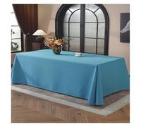 Mantel Rectangular para Conferencias, Mantel para Mesas De Bufé, Tejido Duradero Lavable A MáQuina, Ideal para Mesas De Bufé, Reuniones Festivas(Blue,200x450cm)