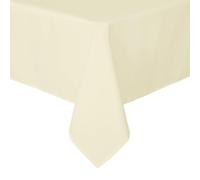 Mantel rectangular Sancua de 152 x 304 cm, resistente a manchas y arrugas, lavable, de poli ster, decorativo, para mesa de comedor.