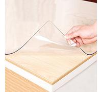 Mantel Rectangular,Tapete de Mesa Resistente y Duradero Tapete De Mesa Suave de Vidrio,Adecuado para cocina, mesa de comedor, mesa de café, Oficina Mesita de Noche (2.0mm,50x60cm/19.69x23.63in)