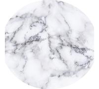 Mantel redondo con estampado de mármol 3D repelente al agua