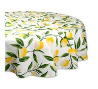Mantel redondo con estampado DII Lemon Bliss de 70 cm