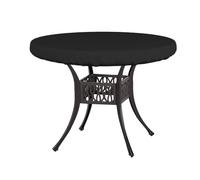 Mantel redondo Oxford 210D con protección UV para una mayor vida útil de muebles de exterior (92 x 10 cm)