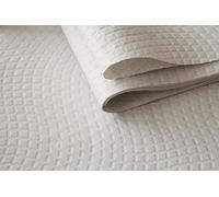 Mantel Saten, 80x120cm, Gofrado, 40 gramos, Blanco, 2 Paquetes de 250 unidades