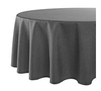 Mantel Wien Home con protección antimanchas Antracita 160 x 220 cm Ovalado