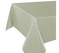 Mantel Wien Home moderno con protección antimanchas para todo el año, verde, 140 x 280 cm