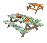 Manteles de mesa de picnic con elástico, elegantes manteles de mesa de picnic, hermosos manteles elásticos a prueba de agua para mesas, , pintura, picnics