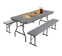 Manteles de pícnic | Mantel plegable impermeable para mesa de picnic y banco, para exteriores, camping, barbacoa, jardín, celebraciones, comida, , glamping