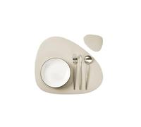 Manteles De Piel SintéTica Juego de 1/4/6 manteles Individuales con Posavasos, Almohadilla for vajilla, Aislamiento térmico, Antideslizante, Piel sintética(Beige,6sets)