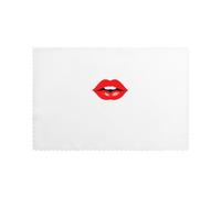 Manteles individuales para mesa de comedor, juego de 6 unidades, 30,5 x 45,7 cm, impresión AKGFFDS Kiss the Lips, para hotel, banquete familiar