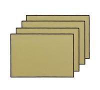 Manteles Individuales Salvamantel Mesa Comedor Tela Algodón Lavable Resistente Calor, 35x50 cm, Color Verde