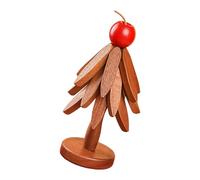 Manteles Navideños Aislados Decoración Navideña Protectores De Vajilla De Madera Maciza para Comidas Festivas Mantel Individual Resistente Calor Navideño