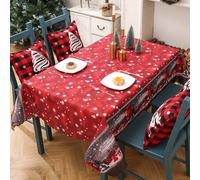 Manteles navideños Mantel individual largo rectangular navideño para fiestas